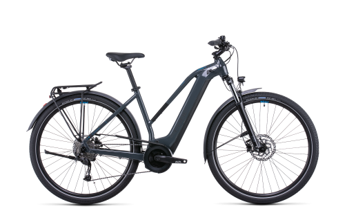 Rower Cube Touring Hybrid One 500 grey blue Lady-31648