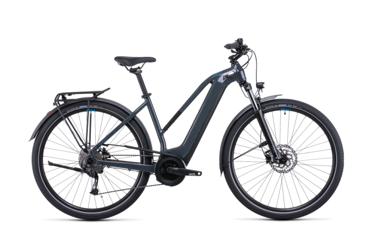 Rower Cube Touring Hybrid One 500 grey blue Lady-31648