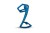 Wózek przerzutki Shimano 12rz MTB GARBARUK niebies-31713