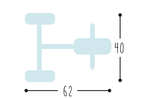 Rower trójkołowy PUKY FITSCH czerwony 2513 5lat gw-21268
