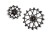 Kółka przerzutki Shimano 12rz GARBARUK 14-16T czar-33476