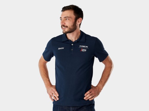 Koszulka polo męska Santini Trek-Segafredo granato-33851