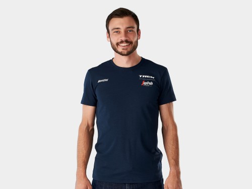Męski T-shirt Santini Trek Segafredo ciemnoniebies-33854