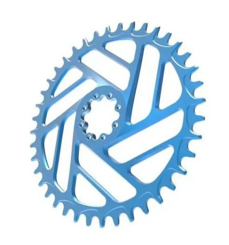 Tarcza ALUGEAR SRAM 8śr round 32z niebieska-36459