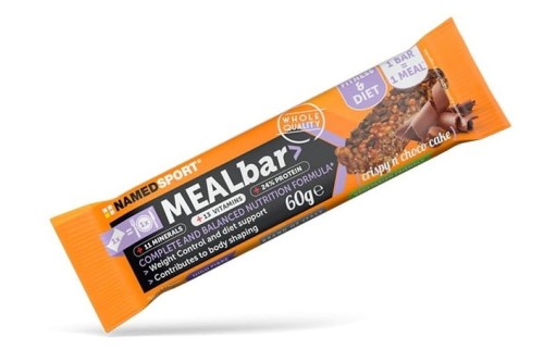 NAMEDSPORT baton białkowy Mealbar Crispy czekolada-36578