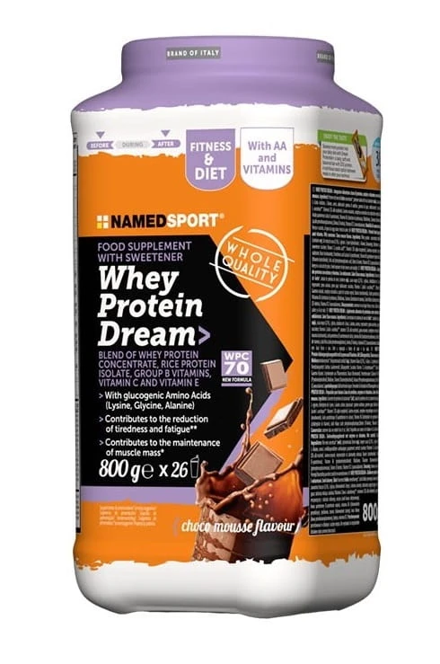 NAMEDSPORT białko serwatkowe Mus czekoladowy 800g-36707