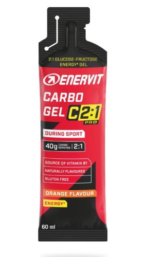 Żel energetyczny ENERVIT Carbo C2:1PRO 60ml Orange-37125