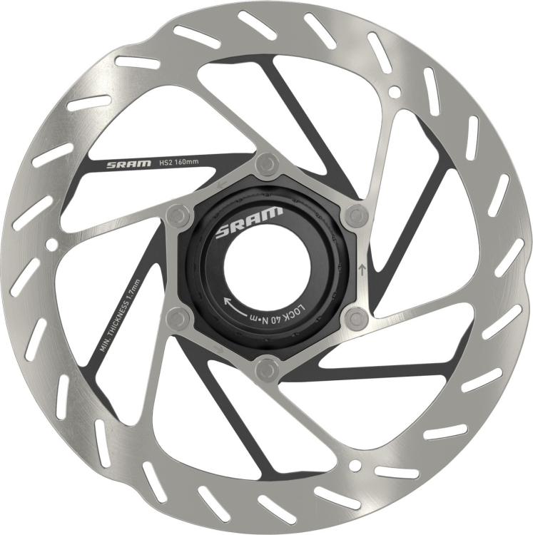 Tarcza hamulca 160mm CL SRAM ROTOR HS2-37504