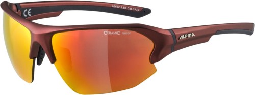 Okulary ALPINA Lyron HR cherry mat indigo miroor-21574