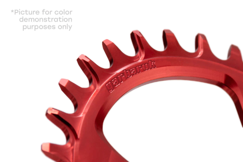 Tarcza GARBARUK shimano M8000 M7000 oval 30t Red-37627
