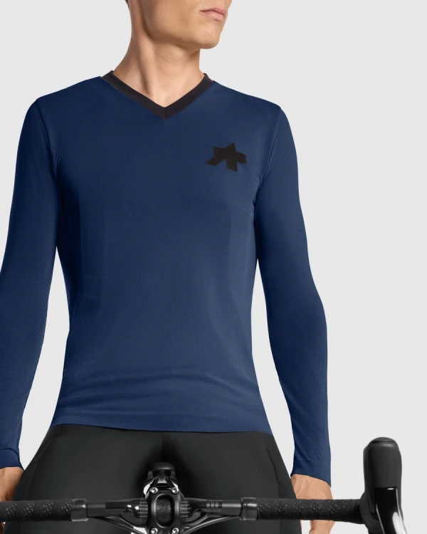 Koszulka ASSOS TACTICA LS Tech T-Shirt Stone Blue 6