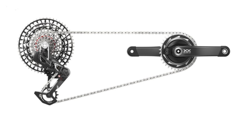 Grupa SRAM XXSL AXS EAGLE Transmission 175mm -37998