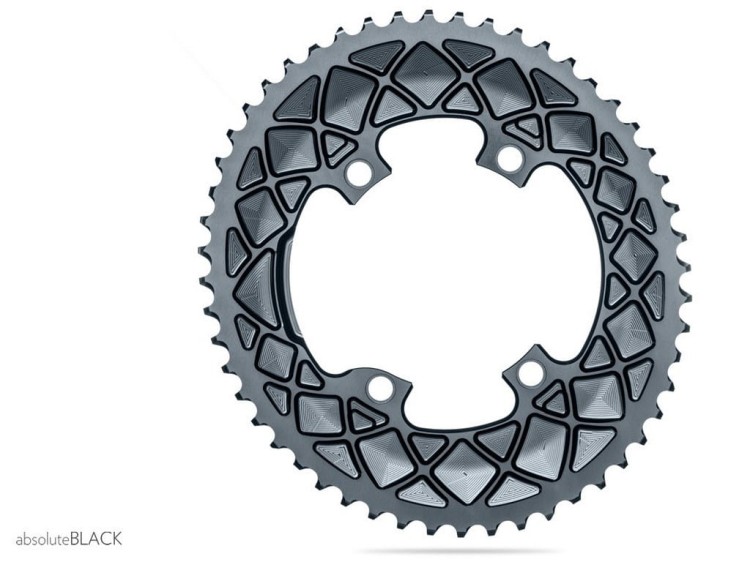 Tarcza ABSOLUTEBLACK SHIMANO R8000 OVAL zew 52z-13283