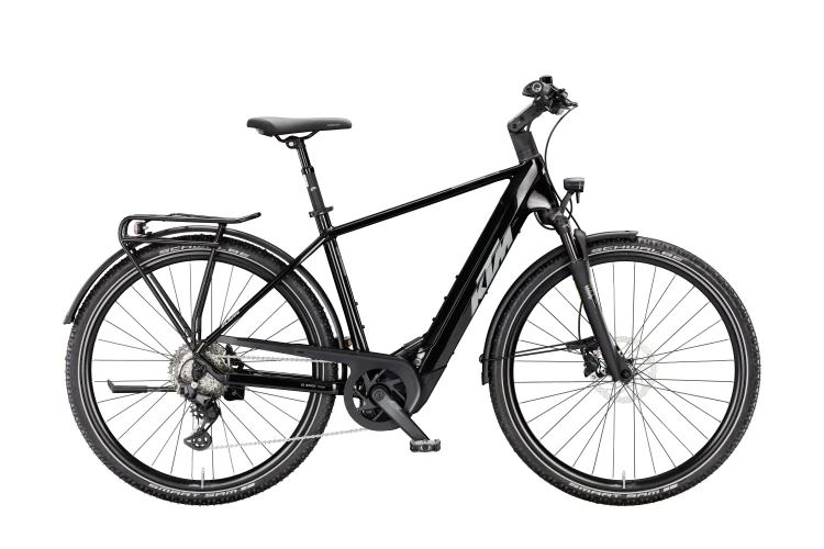 Trekingowy rower elektryczny KTM z baterią 800wh i silnikiem 100nm