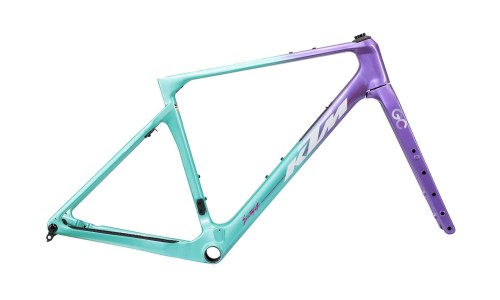 Rama KTM GRAVELATOR Retro szmaragt fiolet biel-39201