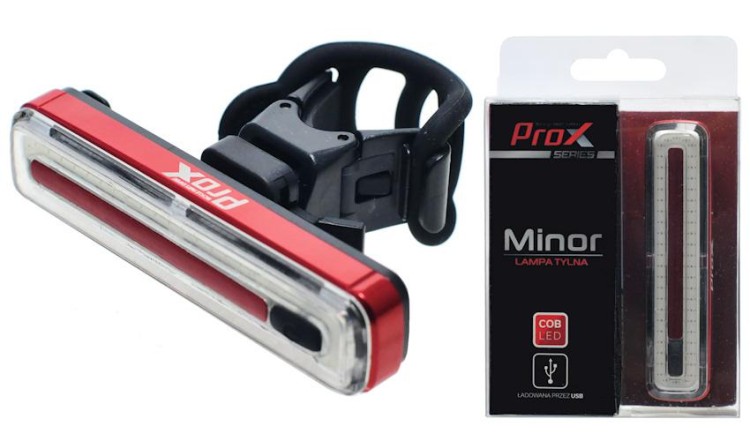 Lampka tył ProX Minor USB 60lm-12673