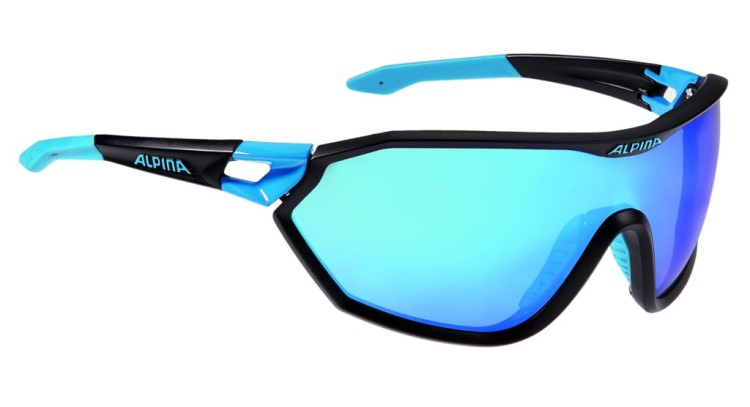 Okulary ALPINA S-WAY VLM+ czarn mat niebieski foto-9416
