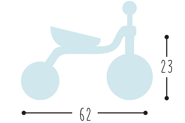 Rower trójkołowy PUKY FITSCH czerwony 2513 5lat gw-21269