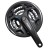 Mechanizm Korbowy 8rz Czarny FC-M311 48/38/28 170m-9019