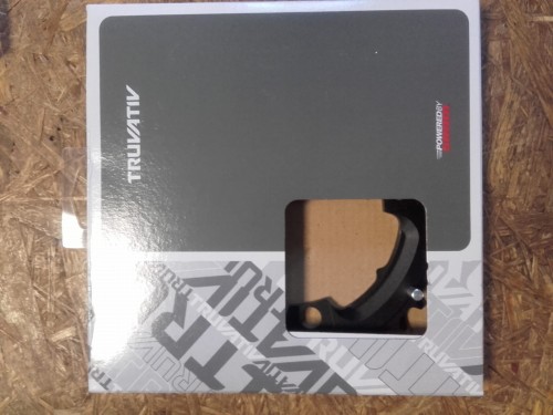 Tarcza TRIVATIV MTB 38z alluminium czarna-7117