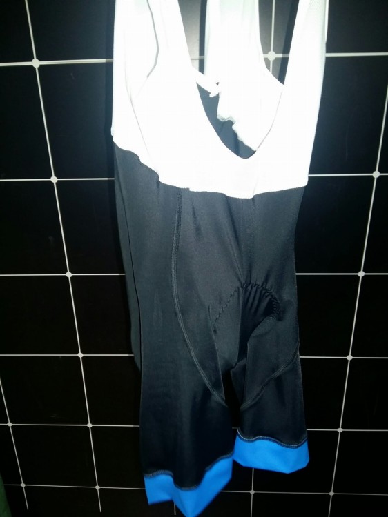 Spodenki STR Lycra Czarno niebieskie-7502